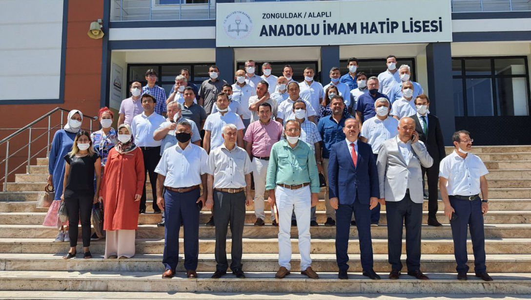 Zonguldak Milli Eğitim Müdürü Ali Tosun, Alaplı İlçemizde Ziyaretlerde Bulundu