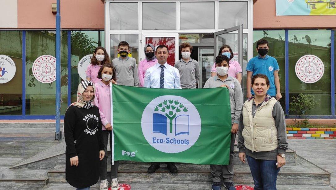 Ahmet Zeki Atalay Ortaokuluna Yeşil Bayrak Ödülü