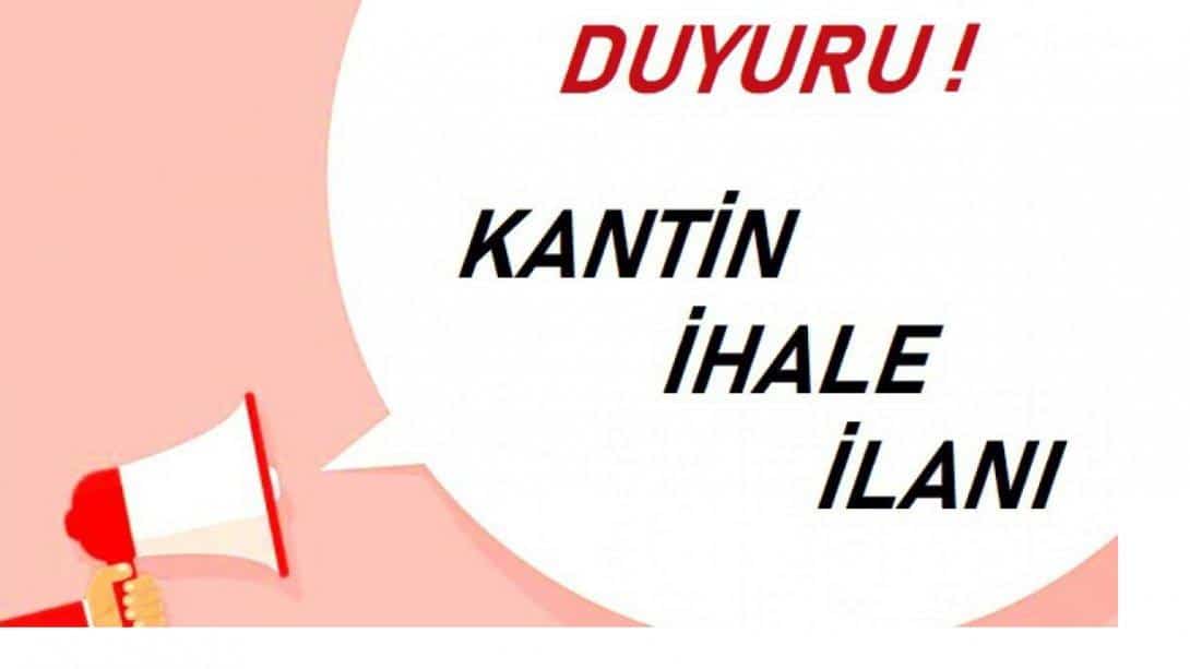 Atatürk İlkokulu Kantin İhale Duyurusu