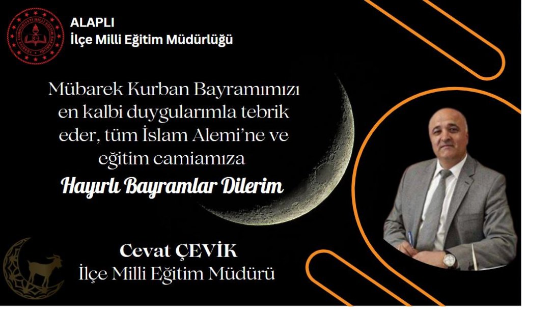 İlçe Milli Eğitim Müdürümüz Sayın Cevat ÇEVİK, 