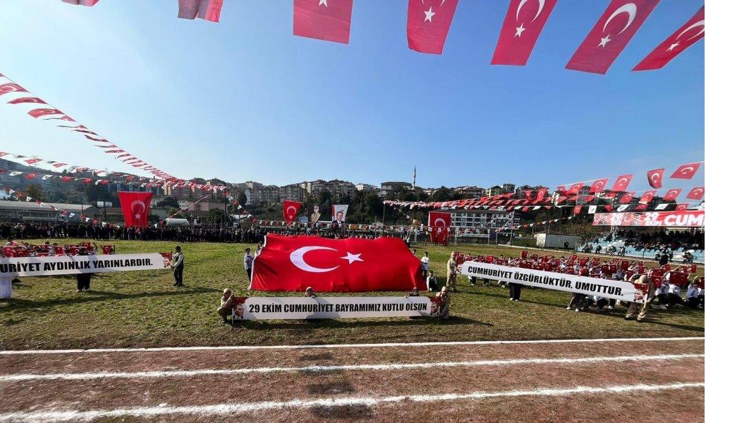 29 EKİM CUMHURİYET BAYRAMIMIZIN 101.YILDÖNÜMÜ ÇOŞKUYLA KUTLANDI